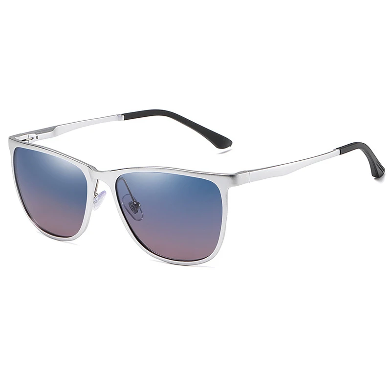 3 sunglasses Высококачественные мужские поляризованные солнцезащитные очки с алюминиевой оправой, брендовые дизайнерские Серебристые зеркальные крутые черные солнцезащитные очки для вождения UV400 - Цвет линз: 3 sunglasses