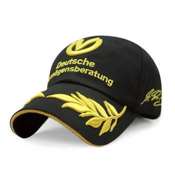 

Schumacher F1 racing cap hat male outdoor sun hat parent-child models Benn Korean baseball cap hat tide