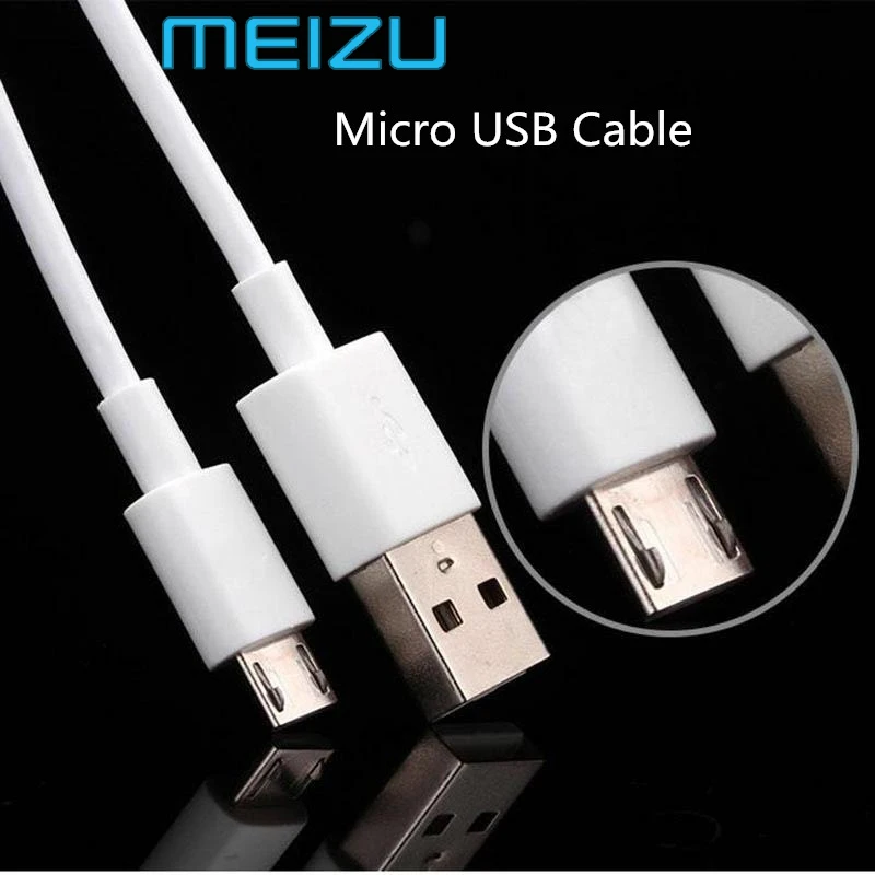 Кабель Micro USB Meizu кабель для передачи данных 100 см оригинал Mei zu 2A быстрой зарядки M5s