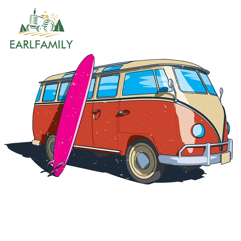 EARLFAMILY 13 см x 8 1 для хиппи кемпера Автомобильная Наклейка виниловая оберточная