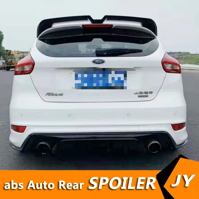 For FORD Focus Spoiler 2012-2017 F ocus hatch-back spoiler High Quality ABS Material Car Rear Wing Primer Color | Автомобили и