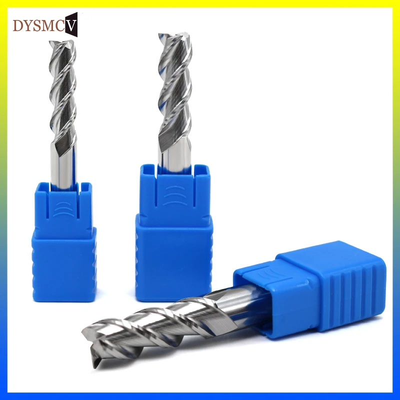 HRC50 алюминий Fresa Cnc инструменты фреза 3 флейты Endmill Карбид для алюминиевой меди