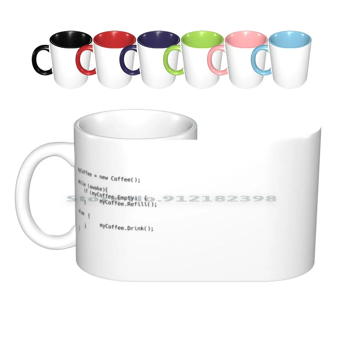 Ceramic Programming Programmer | Code Javascript | Programmer Coffee ...