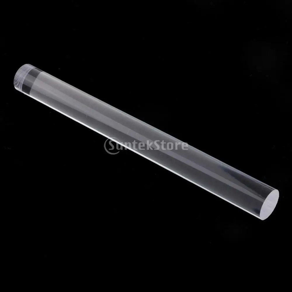 20cm Acrylic Solid Clay Roller Durable Stick Polymer Rolling Pin Tool Rod DIY 
