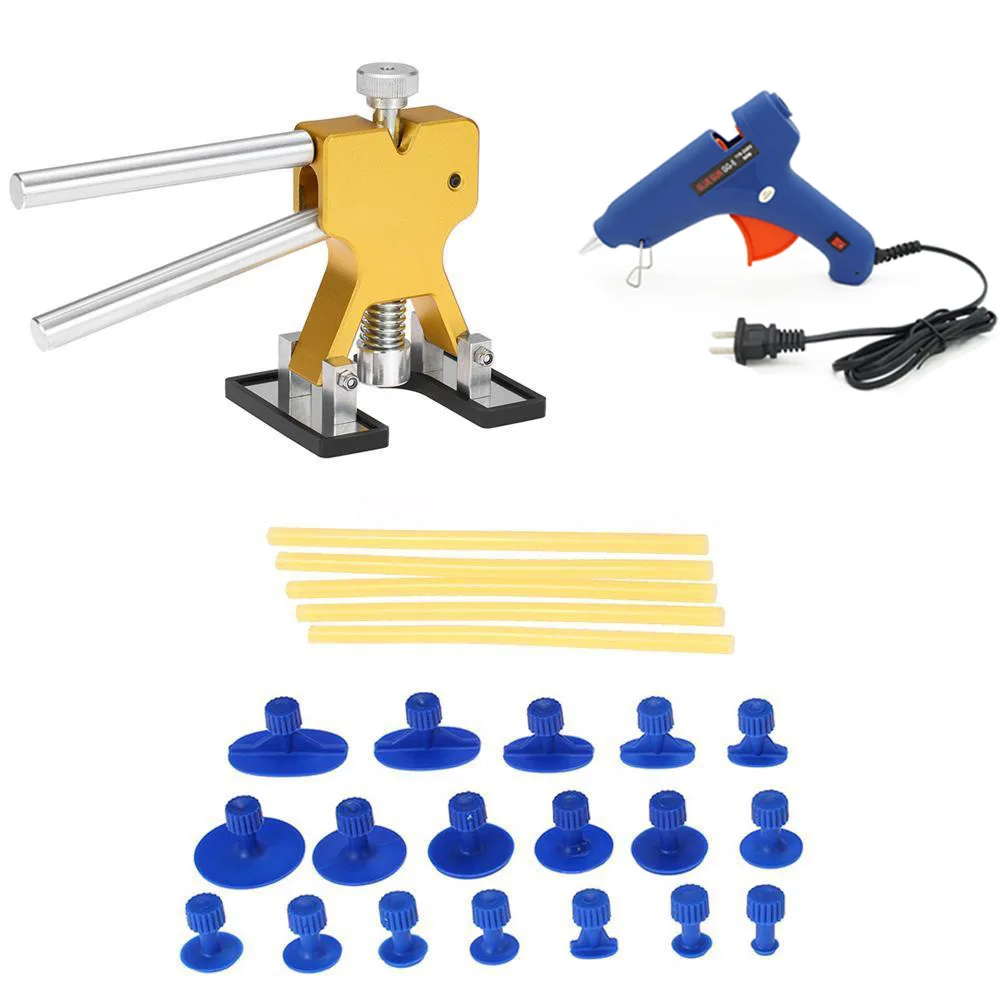 

Car Depression Repair Tool Sheet Metal Puller Suction Pit Repair Tools Gold Suction Pulling 25 Pieces