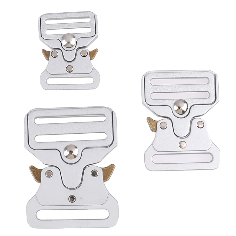 1PCS 3Sizes Silver Metal Strap Buckles For bing DIY Bag Luggage