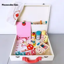 Моделирование маленький доктор игрушка набор девочка инструмент медицинская медицина коробка инъекции медсестры ребенок игровой дом стетоскоп