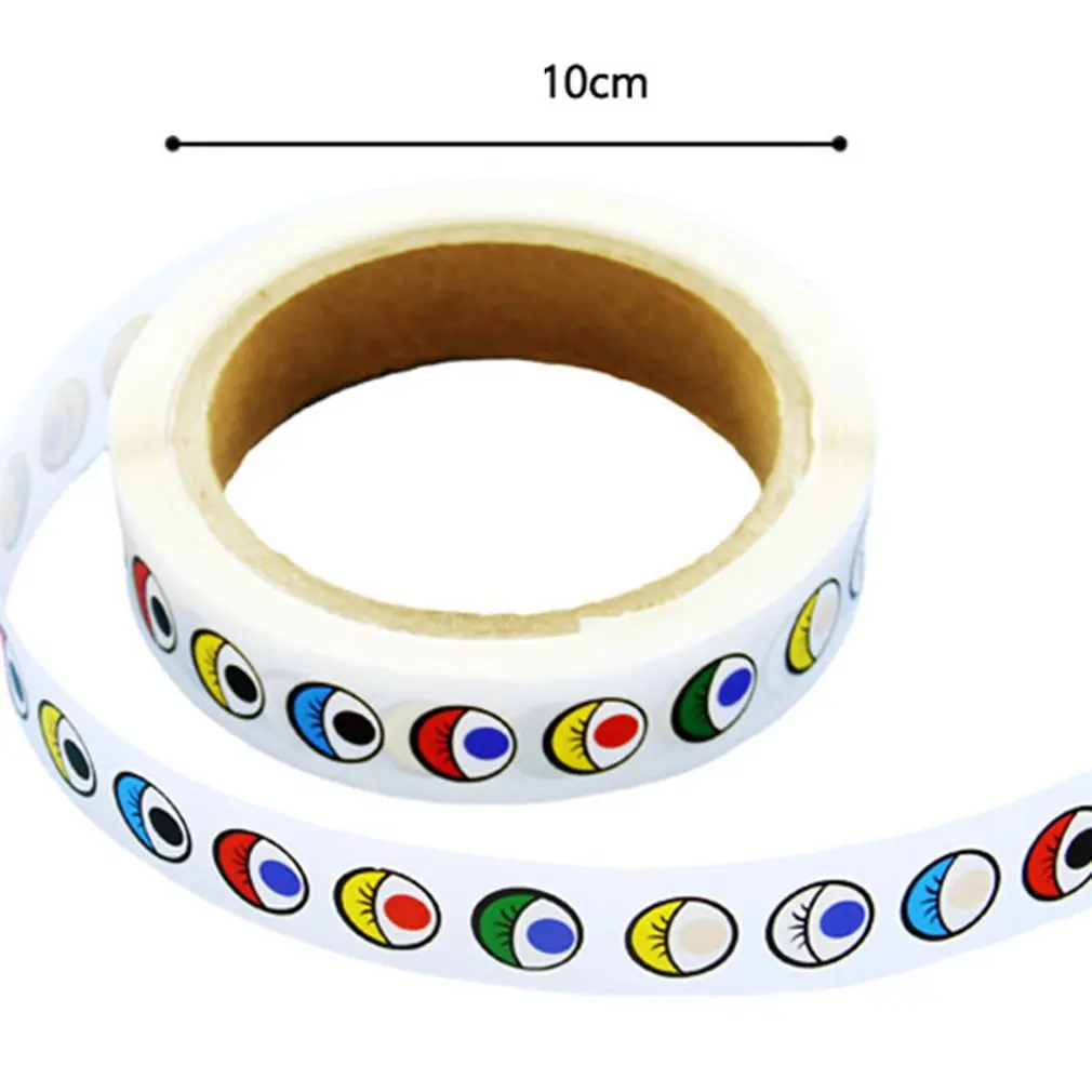 Наклейки на глаза, детские наклейки ручной работы, черно-белые наклейки на глаза, креативные наклейки на глаза