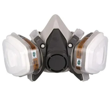 

9 In 1 Half Face Safety Respirators Painting Spraying 6200 Gas Mask Protector Filter Cover Reusable Facepiece