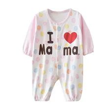 Combinaison à manches longues pour bébé fille, barboteuse mignonne pour nouveau né, vêtements chauds d'hiver pour la maison 