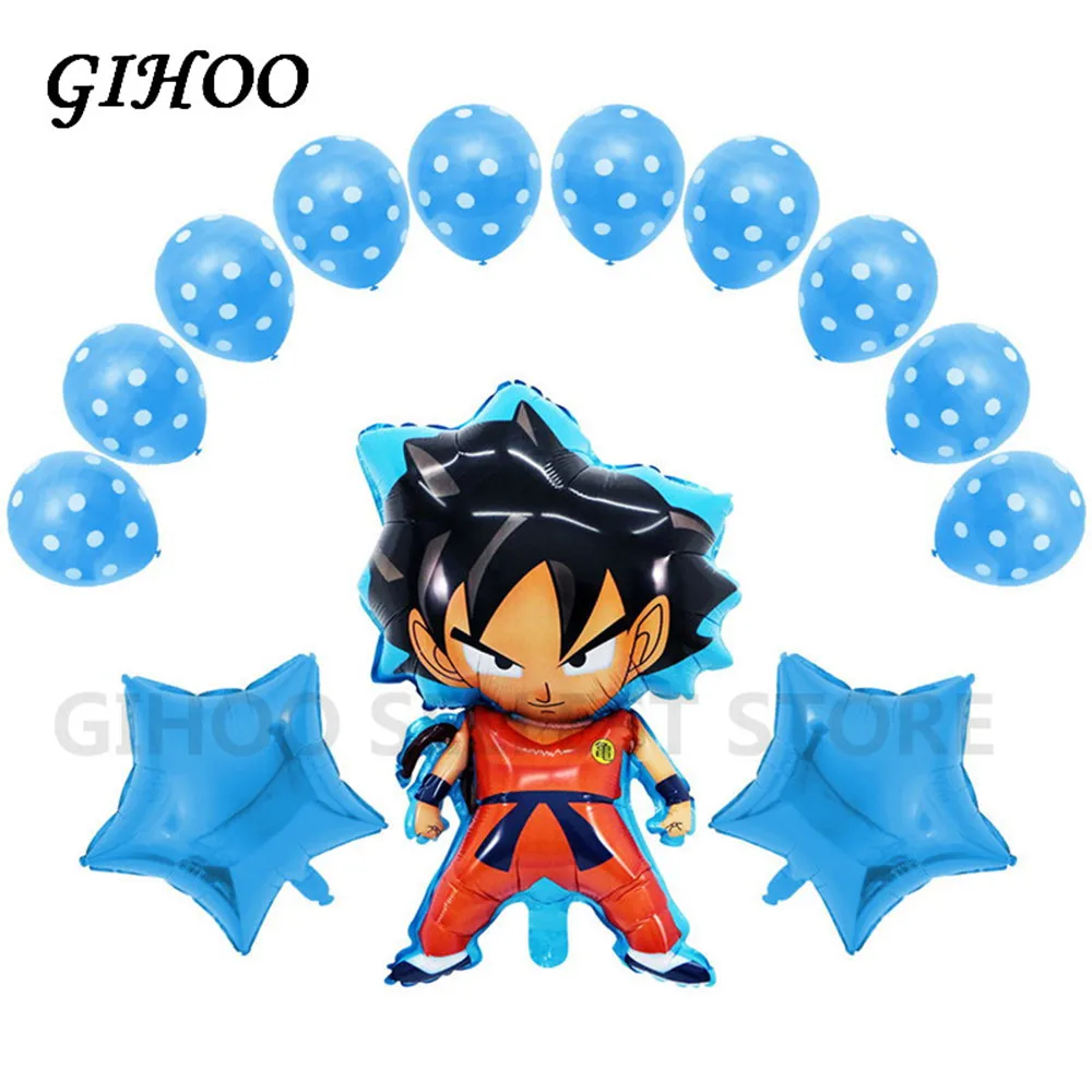 GIHOO 1 комплект 78*45 см Z Son Goku Шар Дракона оранжевая флуоресцентная звезда точка