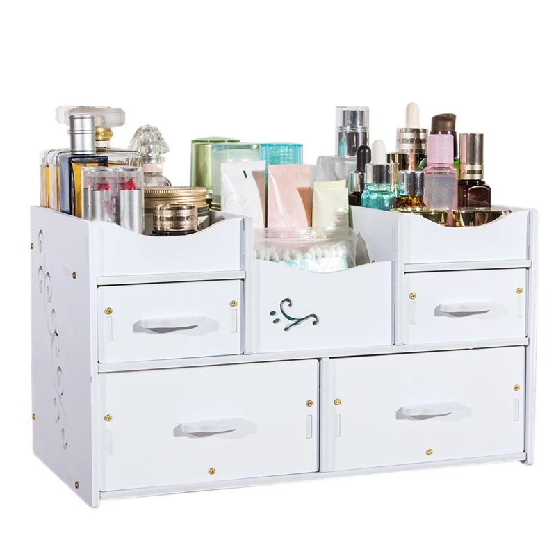 

Plastic Makeup Organizer Waterproof Cosmetic Container Jewelry Container for Cosmetic High-Capacity Make Up Storage Case