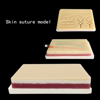 

Training Kit Human Traumatic Skin Model Suturing Practice Training Pad Set Doctor Nurse Teaching Resources 3Types Medical Suture