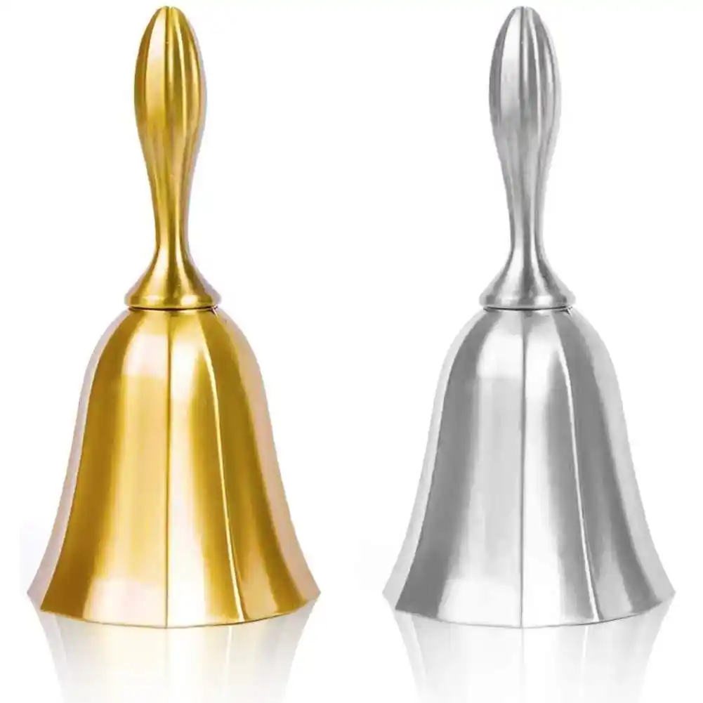 jingle bell gold plate bell alarm for restaurant dinner wedding