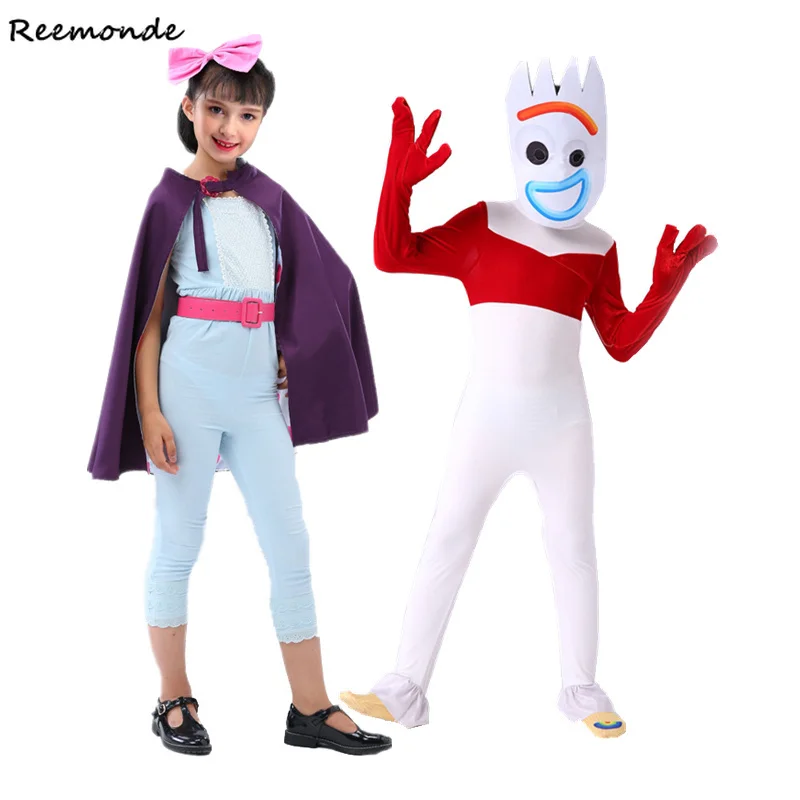 Детские игрушки Бо плащ комбинезон Косплэй костюм Forky 3D печати зентай облегающий