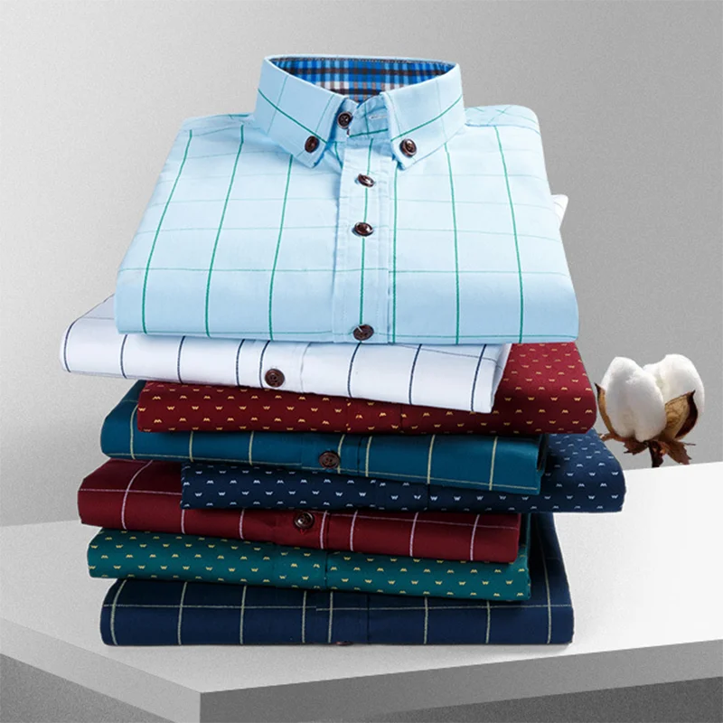 Весна-осень,, мужские молодежные модные дышащие рубашки, Camisa, клетчатые повседневные рубашки с принтом, ткань в английском стиле, облегающие