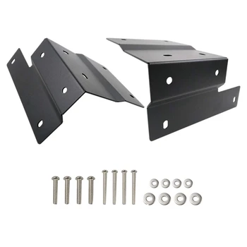 

Lower A-Pillar Steel Mounting Brackets Clamp Holder for Led Light Bar Work Lights Fit 2018-2019 Wrangler Jl (Pack Of Apair)