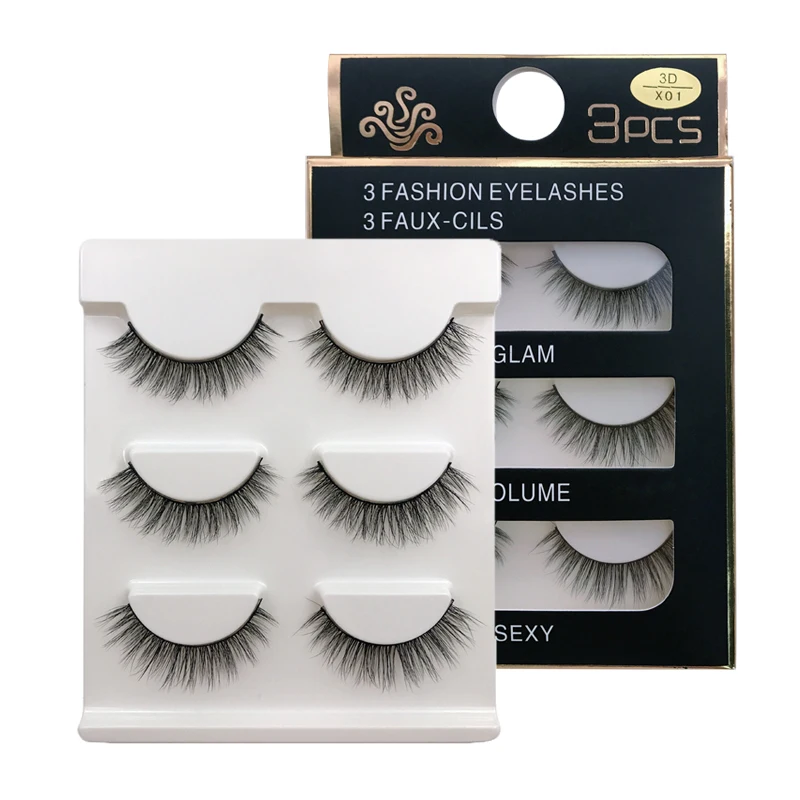 3 Pairs natural false eyelashes thick make ups 3d mink lashes soft eyelash extension fake eyelash long mink eyelashes eyelash extensions fake eyelashes eyelash extension eyelash extension lashes false eyelashes