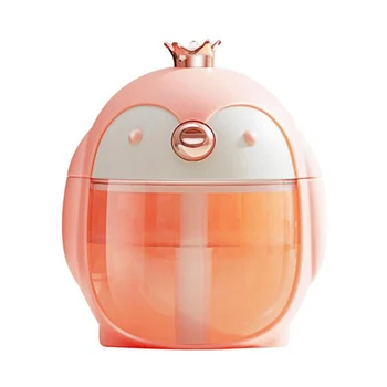 

Portable Ultrasonic Humidifier Cute Pet Penguin 300ML Air Aroma Essential Oil Diffuser with Color Night Lamp Built-In