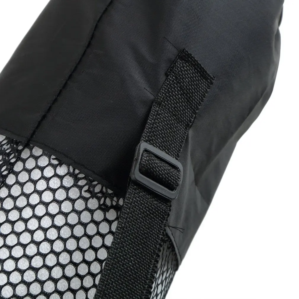 Portable Adjustable Strap Yoga Mat Nylon Bag Carrier Mesh Center Holder kr 