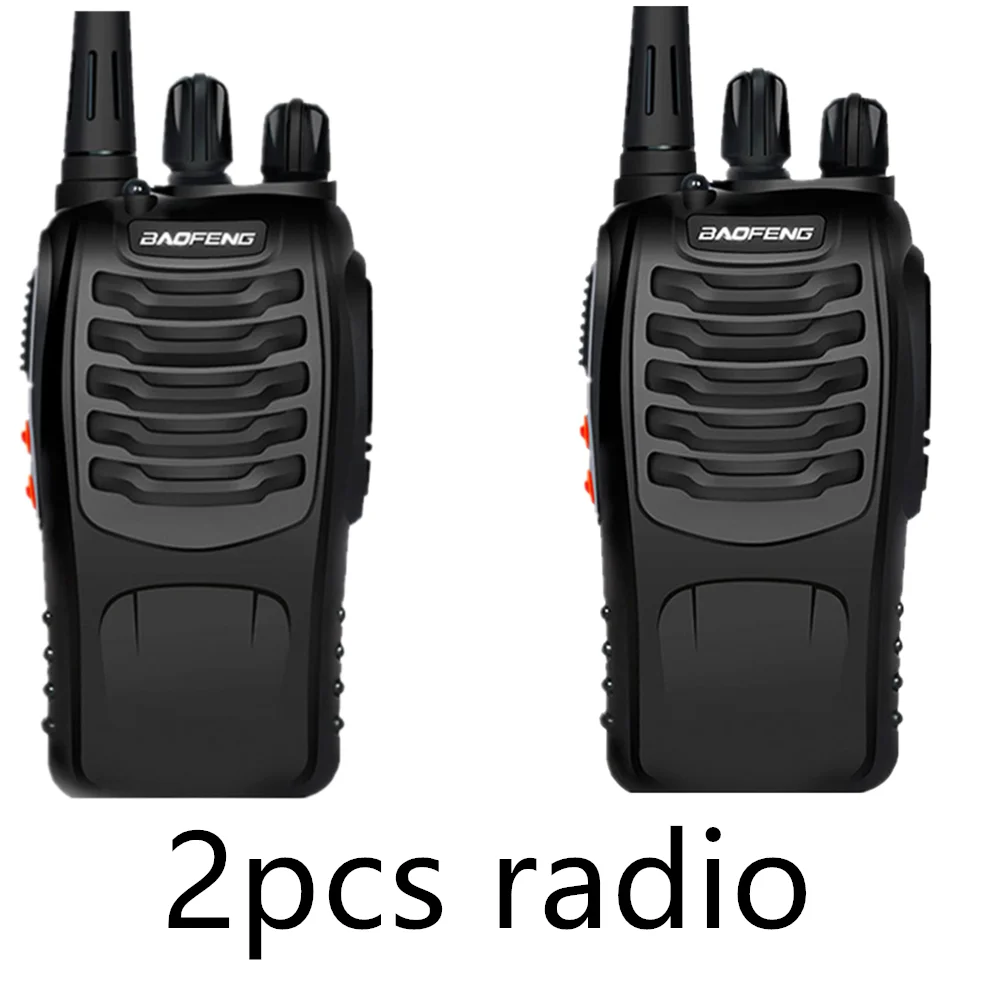 2 шт. BAOFENG BF-888S рация UHF радио baofeng портативный радио коммуникатор 5 Вт Мощность 400-470 МГц pufeng - Цвет: 2 PCS