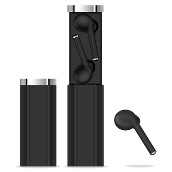

Promotion--TW50 Bluetooth Earphone HIFI Stereo Bass Noise Cancelling Headset Dual Microphone with Charging Box Wireless Sports E