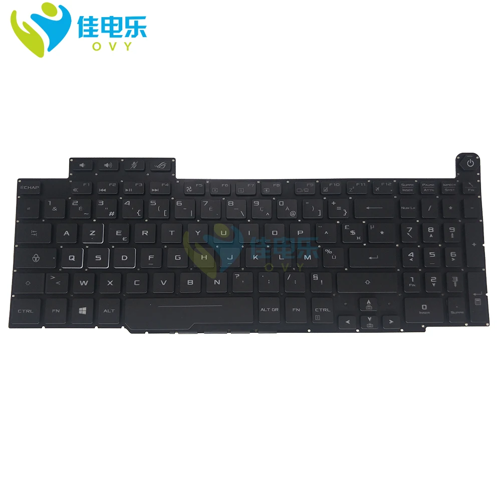 

Backlit Keyboard for Asus ROG Strix GL503 GL503V VD VS VM GE 0KN1 4L2BG11 0KNR0 6612BG00 4L2FR11 6612FR00 Arabic BE BG French