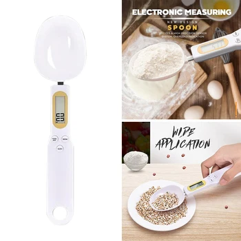

Electronic Measuring Spoon Baking High Accuracy Portable Dry Liquid Food Scale Flour Weighing Digital Display Home Kitchen