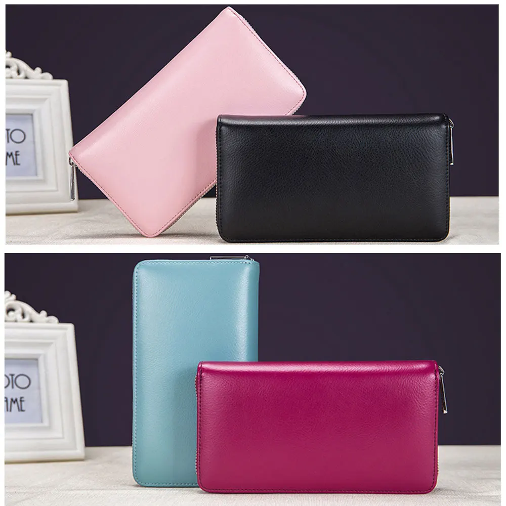 KISSCASE кожаный блокирующий держатель для кредитных карт Мужской органайзер