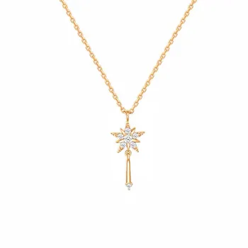 

Xingyue Necklace Female Sterling Silver S925 Light Luxury High Quality Fairy Temperament Pendant Clavicle Chain Gift Jewelry