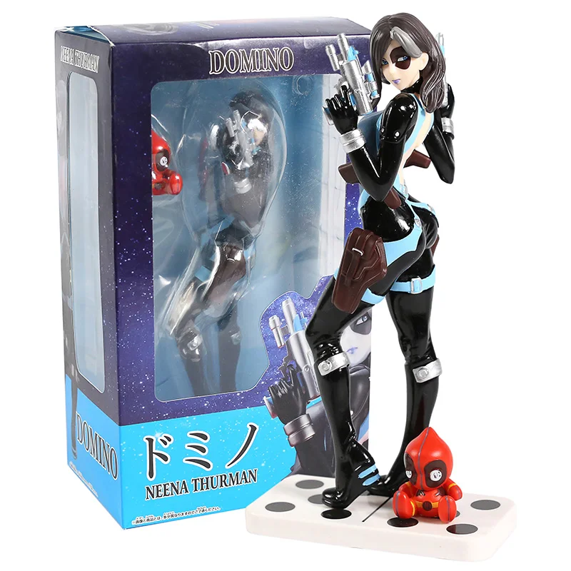 Коллекционная модель игрушки X-Men домино Neena Турман из ПВХ | Игрушки и хобби