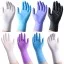 

100pcs Nitrile Gloves Full Finger Touch Screen Waterproof Allergy Free Disposable Work Safety Household Cleaning Gloves