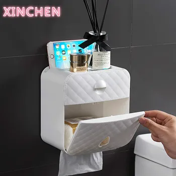

Creative Toilet Paper Holder Waterproof Holder for toilet paper Bathroom Toilet Paper Storage Box Toilet Roll Holder