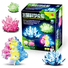 Kit de culture de cristal pour enfants, bricolage, expérience scientifique pour adolescents, jouets pour garçons, magique, amusant, éducatif, stimule l'intérêt 