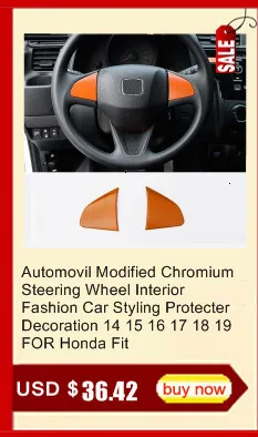 Автомобильный хромированный модифицированный автомобильный Кондиционер, интерьерные модные модификации, чехлы, аксессуары, наклейка 14 15 16 17 18 для Honda Fit