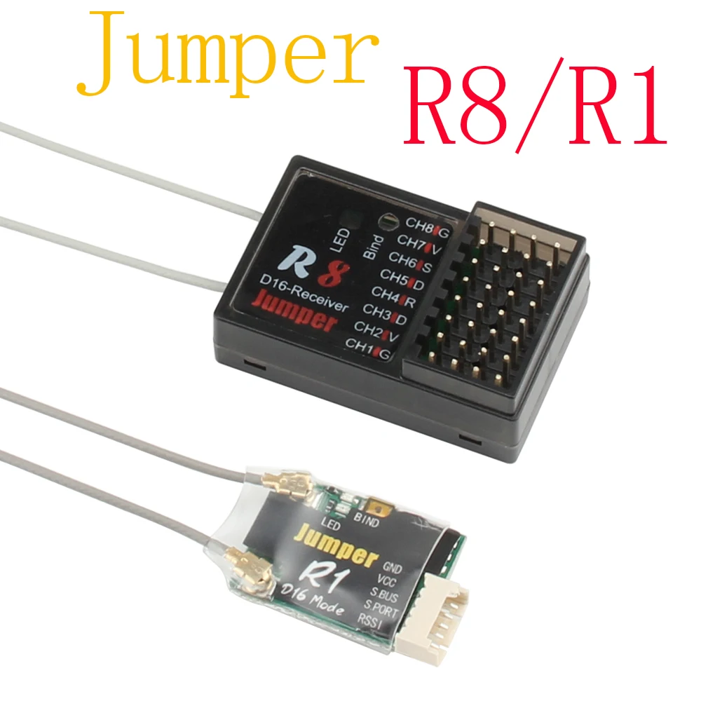 for T16 Plus Only for PIX PX4 APM Flight Controller Jumper-XYZ R8 Receiver 16CH Sbus for Frsky D16 D8 Mode Radio Remote Controller
