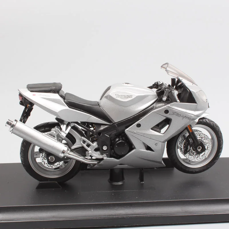 1:18 Масштаб Мини Welly Triumph Daytona 600 мото rcycle Diecasts& Toy Vehicles велосипед мото модель цикл игрушка миниатюрная для коллекции