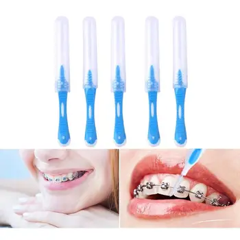 

Tooth Interdental Brush Health Oral Hygiene Kill Bacteria and Remove Food Residues Healthy Dental Flosser Brush Flossing Head