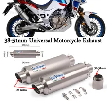 Escape Universal para motocicleta, silenciador DB Killer para ZX6R MT03 MT07 NC700 KTM390 R1, 51mm, modificado