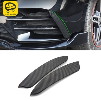 

CarManGo for Mersedes-benz A Class W177 V177 2019 Auto Car Front Bumper Canard Splitter Spoiler Trim Sticker Cover Accessories