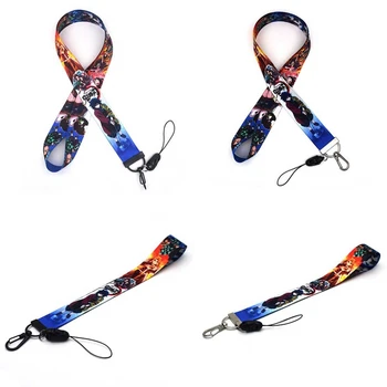 

1pcs Anime Demon Slayer cosplay Kimetsu no Yaiba Kamado Tanjirou Lanyard Hanging Keychain Toys