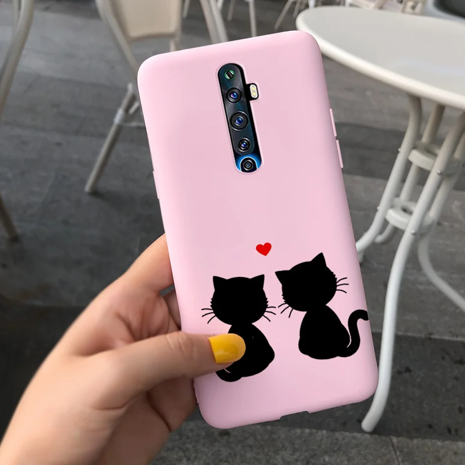 phone cover oppo Silicone Case For OPPO Reno2 Z Cover Reno2 F Soft TPU Back Protective Phone Case For OPPO Reno 2 2F 2Z Reno2Z Cactus Unicorn Bag oppo flip cover Cases For OPPO