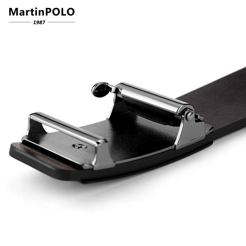 MartinPOLO,, натуральная кожа, мужские ремни, без зуба, с пряжкой, дизайнерские, настоящая воловья кожа, мужской ремень, роскошный пояс, черный, MP02301P
