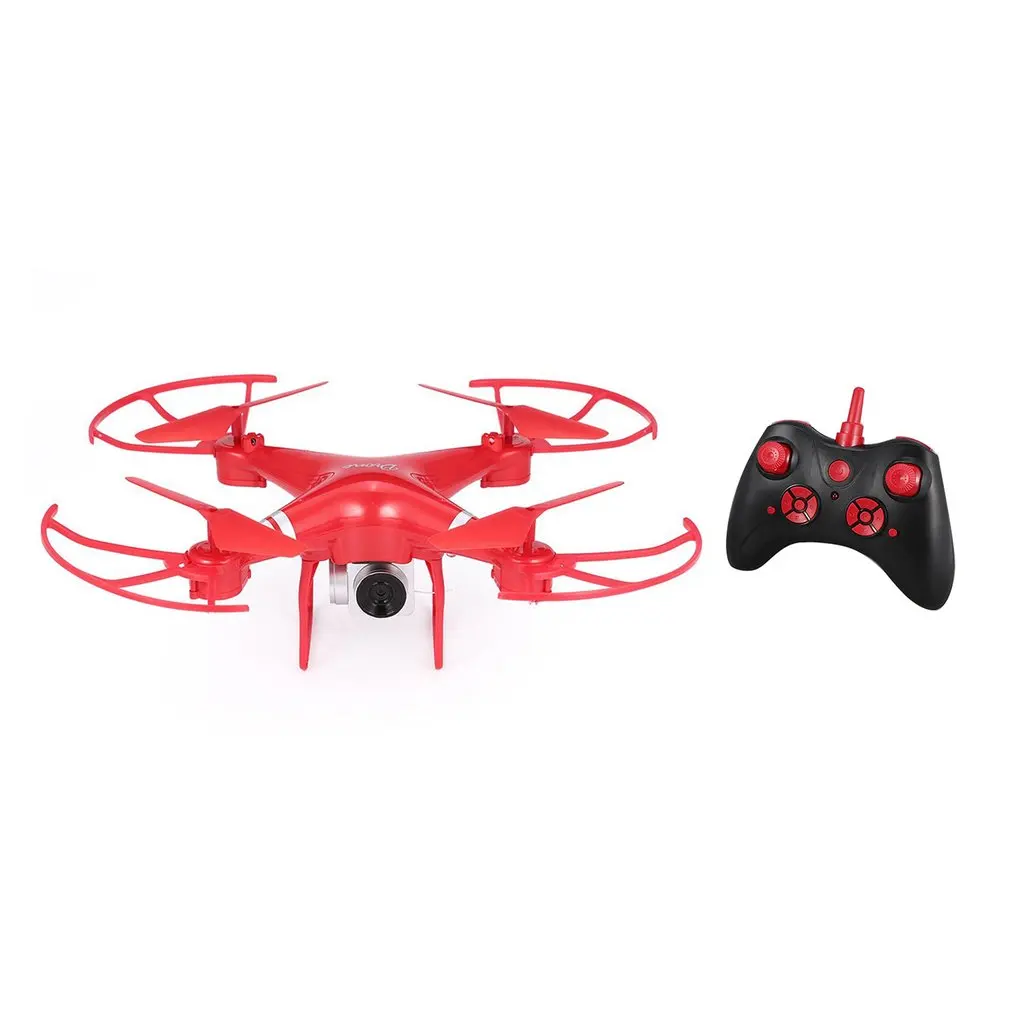 Red with 500W Cam KY101 RC Drone With 30W/200W/500W Camera One Key Return Landing Off Headless Long Flight Time RC Quadcopter Drone Model for Kids - Цвет: Red with 500W Cam