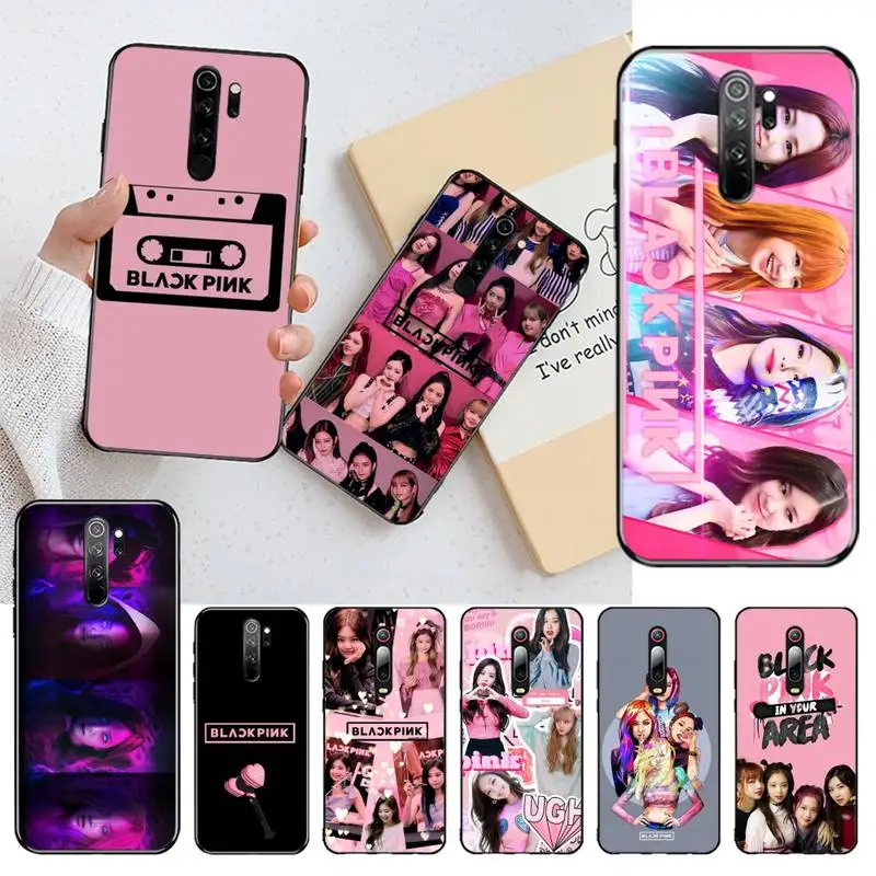 Комбинированный чехол для телефона KPOP BLACKPINKS Redmi 9A 8A 7 6 6A Note 9 8 8T Pro Max K20 K30 Pro|Бамперы|