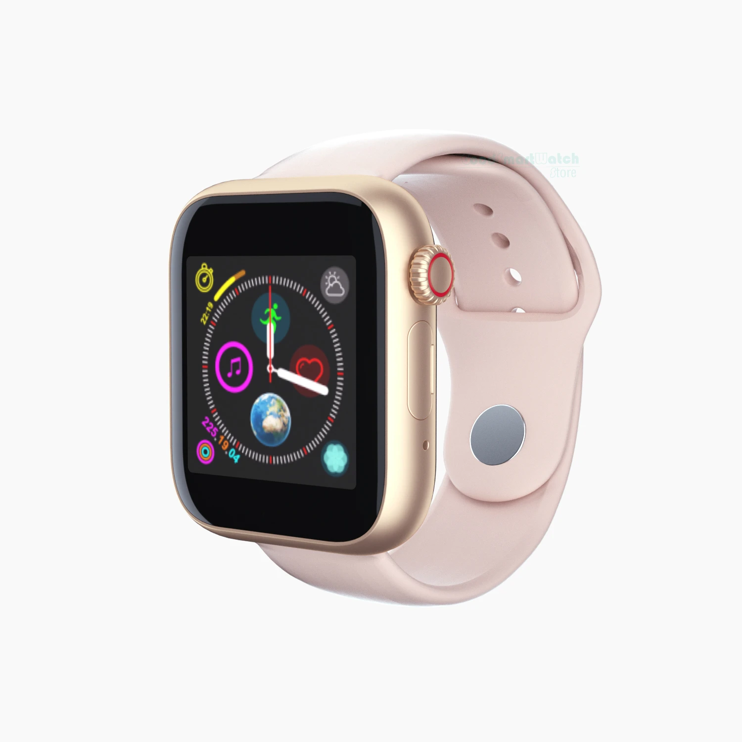 Pink gold Apple watch, Android A1, для смартфона, часы для мужчин и женщин, умные часы, Поддержка 2G, SIM, TF карта, с видеопроигрывателем, часы для детей A1, часы - Цвет: Pink gold