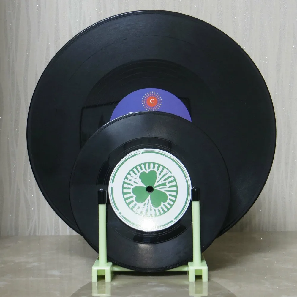 FidgetFidget Record Album LP Record Rack-Vinyl Album Record Drying Dryer Rack Fit 12 or 7 Blue（Does not Include Record Album ） 