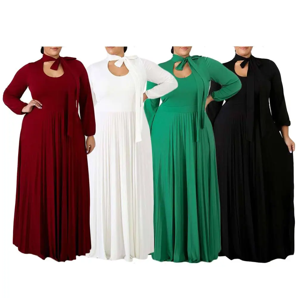 

F1012 Oversize 2020 Spring And Autumn Casual Dress Loose Length Dress For Women Dress Retro Party Dress