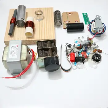 

1PCS/LOT 6P1 tube transmitter 5W tube shortwave transmitters MW Transmitter with air variable capacitance Free shipping