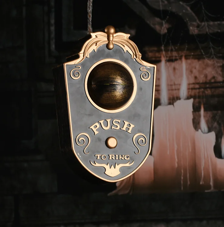 Хэллоуин Одноглазый дверной звонок Декор Ghost'S Day светящийся кусок настенный дверной подвесной